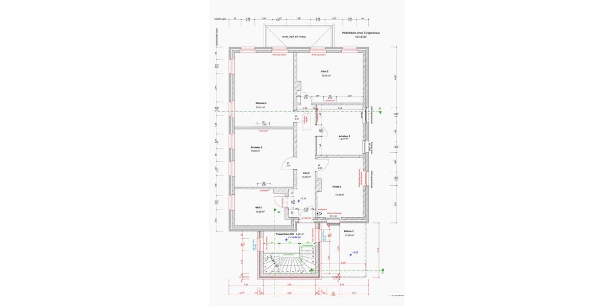 Etagenwohnung Calau - 4 Zimmer, 129 m&sup2;, 1.195&euro; | Angebot:26252309