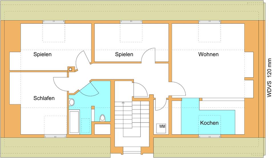 Dachgeschoßwohnung Cottbus Spremberger Vorstadt - 4 Zimmer, 90 m&sup2;, 738&euro; | Angebot:24455308