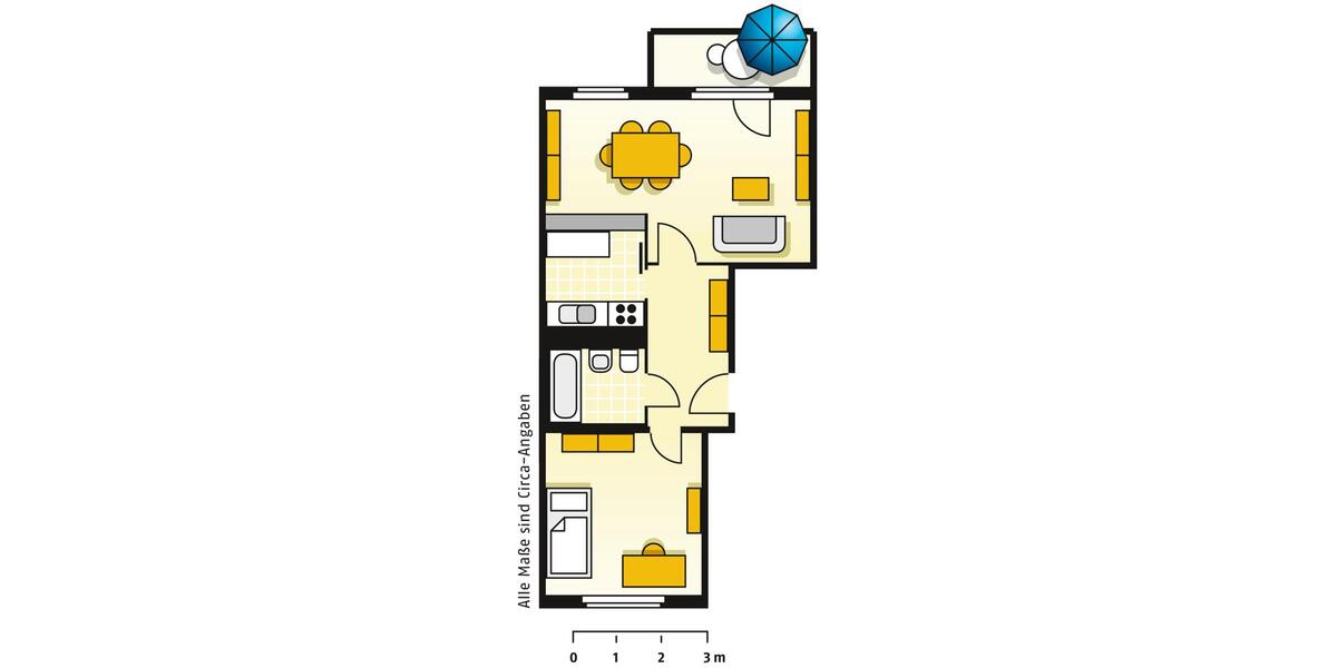 Ab sofort - sanierte 2-Zimmer-Wohnung zu vermieten! 2 zimmer