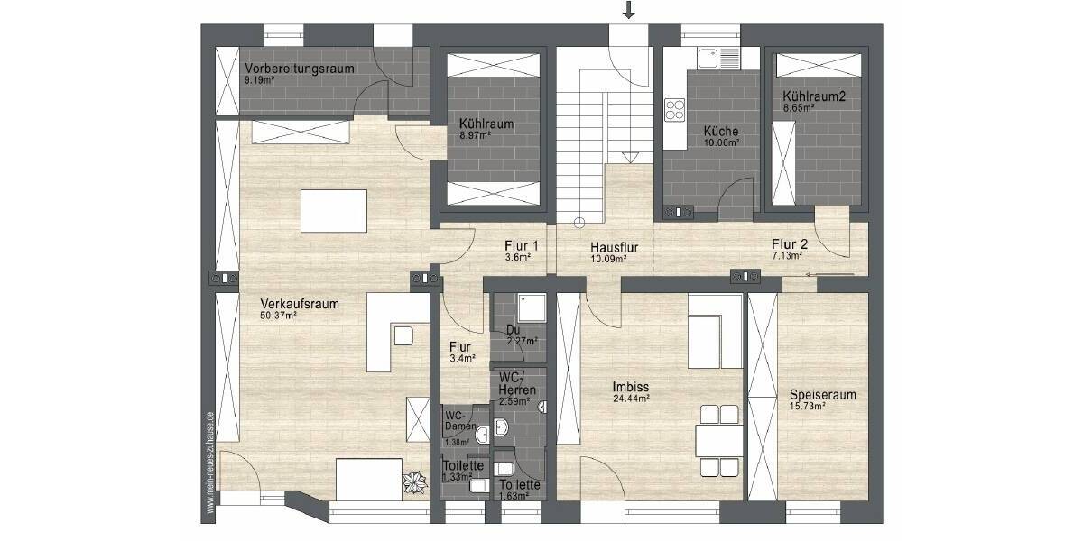 Gewerbeobjekt Cottbus Ströbitz - 1 Zimmer, 689.000&euro; | Angebot:25680331
