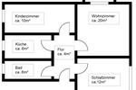 Etagenwohnung Schleife - 3 Zimmer, 62 m&sup2;, 429&euro; | Angebot:26338035
