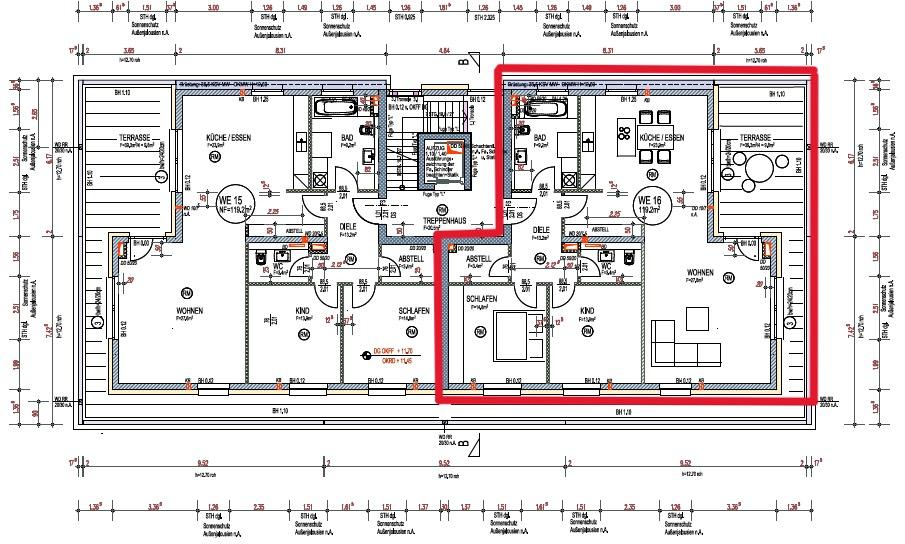 3-Raumwohnung - über den Dächern von Cottbus 3 zimmer