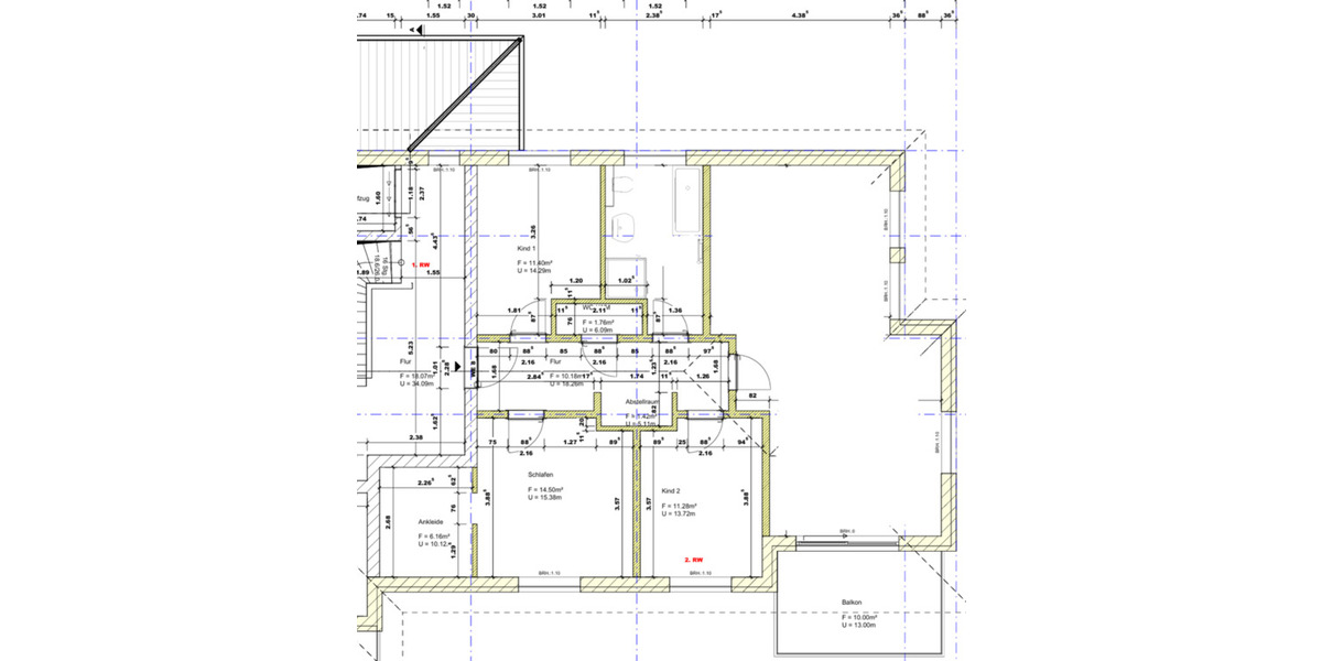 Etagenwohnung Cottbus Brunschwig - 4 Zimmer, 108 m&sup2;, 1.435&euro; | Angebot:25220684