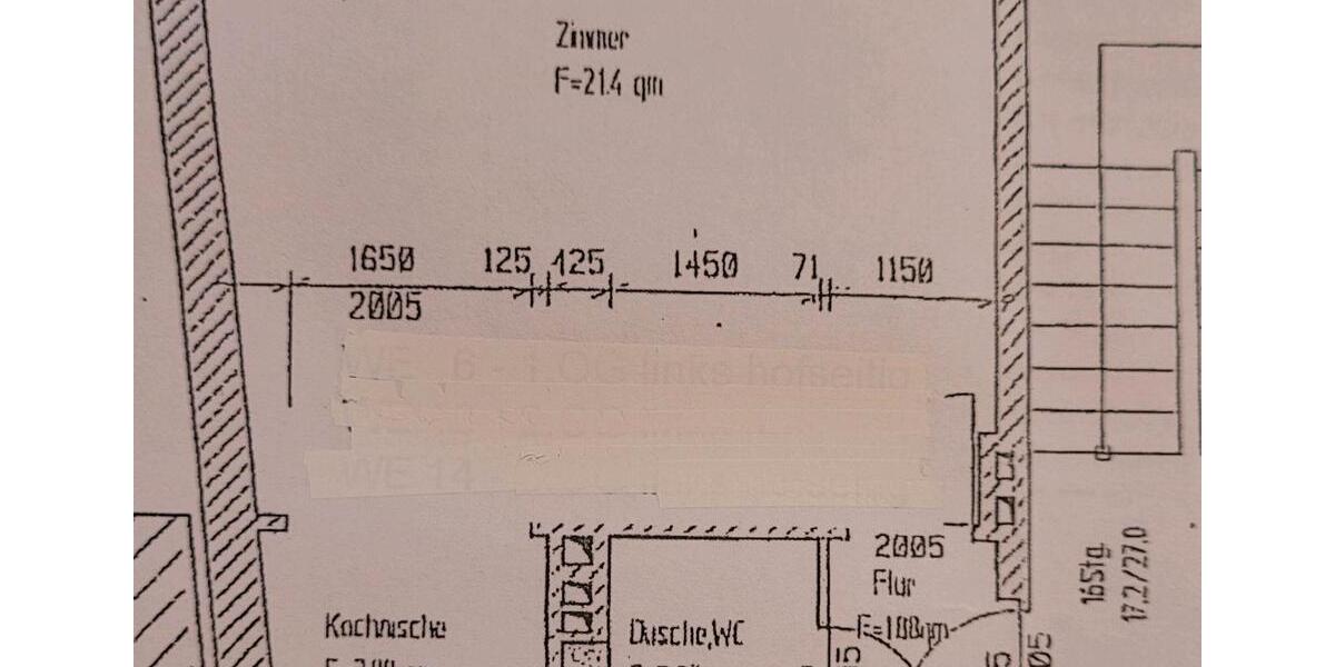 Erdgeschoßwohnung Cottbus Brunschwig - 1 Zimmer, 27 m&sup2;, 300&euro; | Angebot:26301772