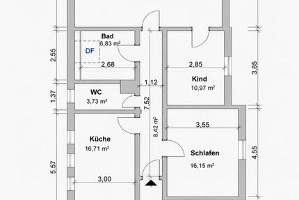 Wohnung Calau - 3 Zimmer, 89 m&sup2;, 565&euro; | Angebot:26284407