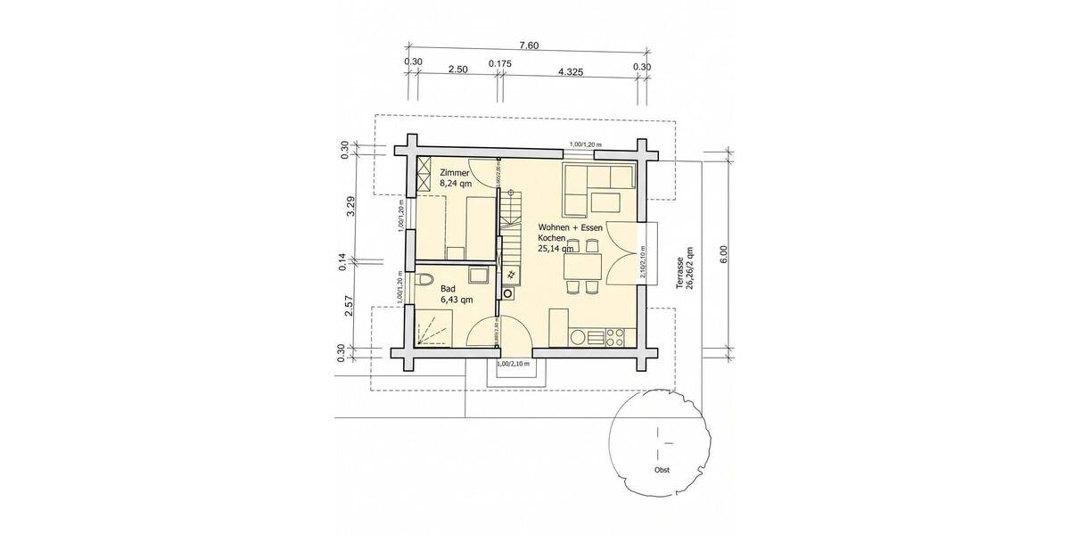 Mehrfamilienhaus, Wohnhaus Sergen / Neuhausen Sergen - 3 Zimmer, 55 m&sup2;, 179.000&euro; | Angebot:26796291