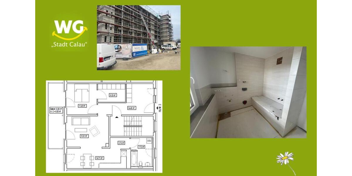 Etagenwohnung Calau - 2 Zimmer, 79 m&sup2;, 636&euro; | Angebot:25870074