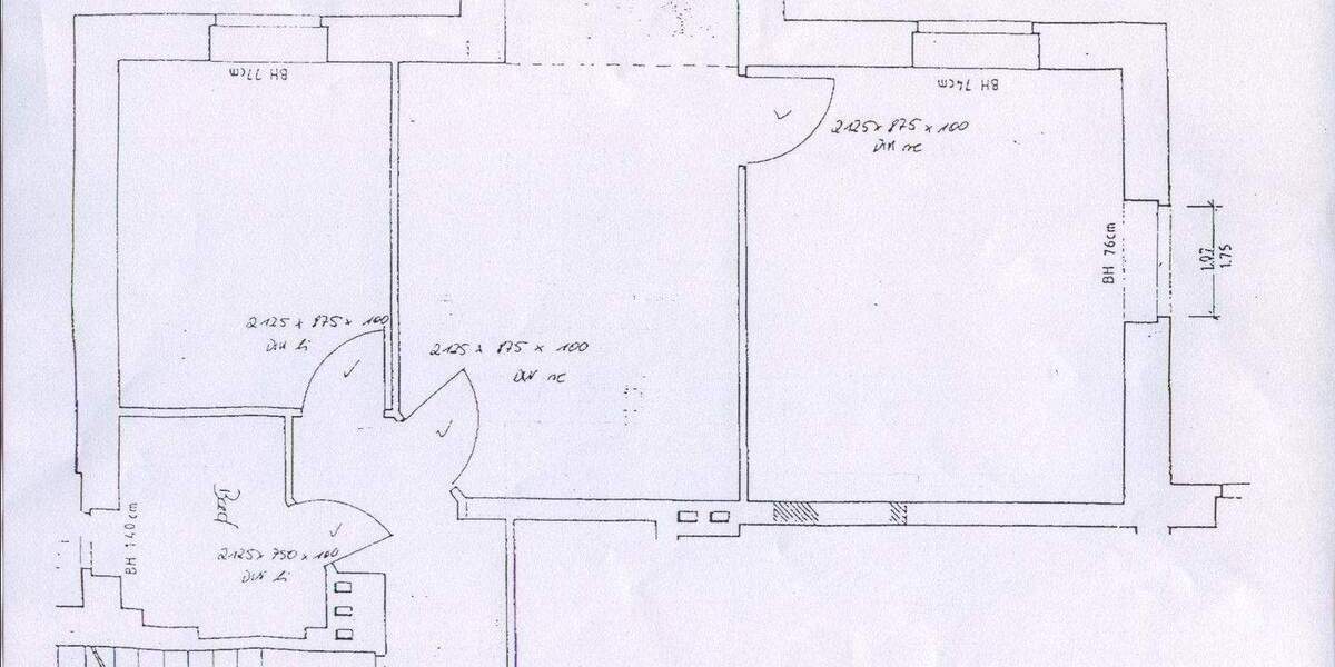 Etagenwohnung Cottbus Spremberger Vorstadt - 2 Zimmer, 58 m&sup2;, 470&euro; | Angebot:25601253