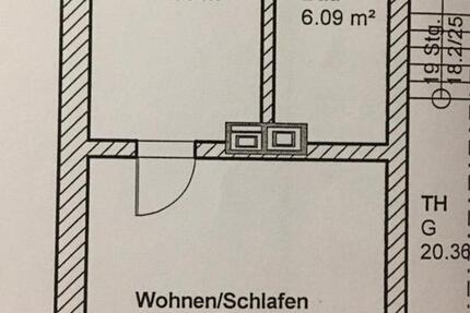 1 Raum Wohnung Altbau zentrumsnah zimmer