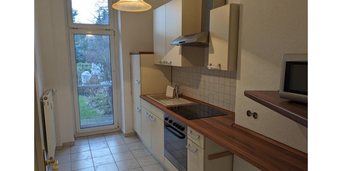 Terrassenwohnung mit Garten, 2-Zimmer, Nähe Staatstheater u Bahnf 2 zimmer