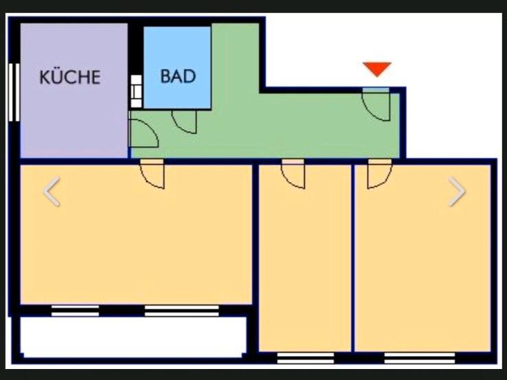 3 Raum Wohnung zimmer