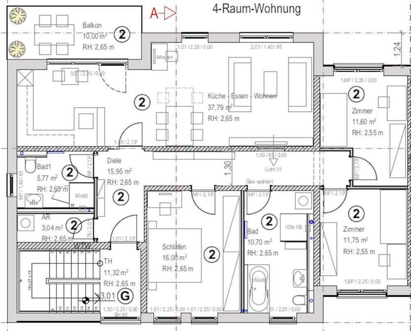 Wohnung zum Kaufen in BurgSpreewald 395.325 € 112.95 m²