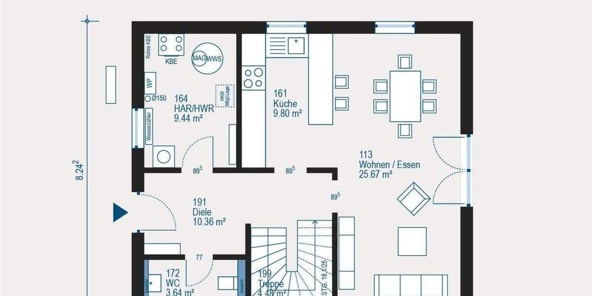 Einfamilienhaus Cottbus Sielow - 3 Zimmer, 119 m&sup2;, 235.879&euro; | Angebot:24990857