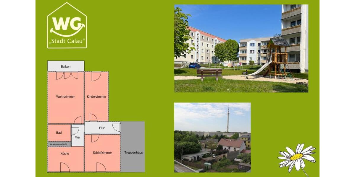 3 Zimmer Balkon und Altstadtnähe 3 zimmer