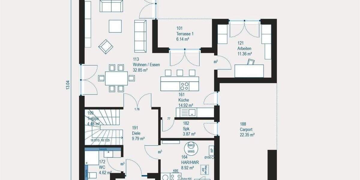 Einfamilienhaus Cottbus Merzdorf - 5 Zimmer, 222 m&sup2;, 459.839&euro; | Angebot:24621169