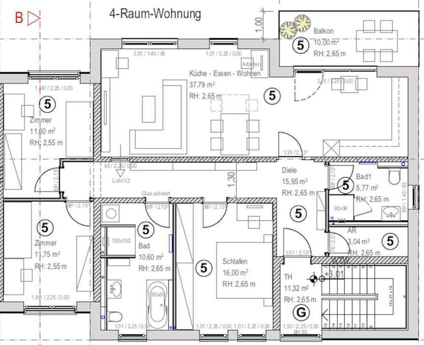 Wohnung zum Kaufen in BurgSpreewald 395.325 € 112.95 m²