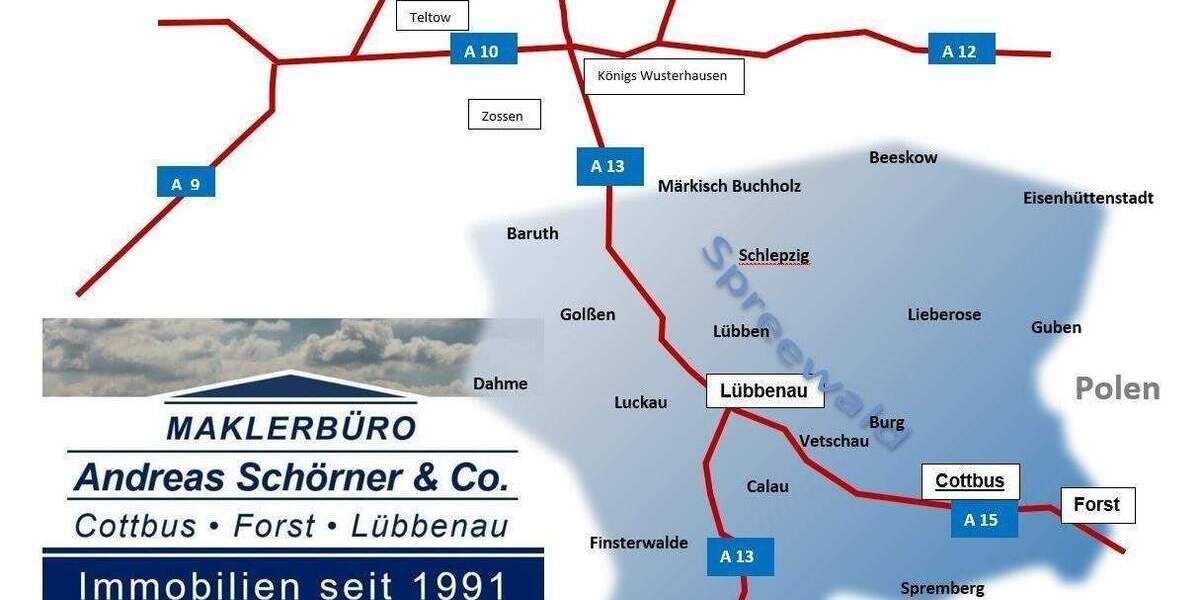 Gewerbeobjekt Lübbenau/Spreewald Lübbenau - 4 Zimmer, 56 m&sup2;, 590&euro; | Angebot:23973192