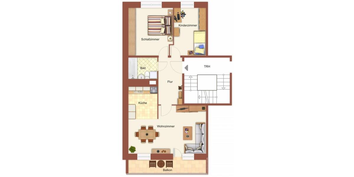 Erdgeschoßwohnung Spremberg - 3 Zimmer, 66 m&sup2;, 429&euro; | Angebot:25986090