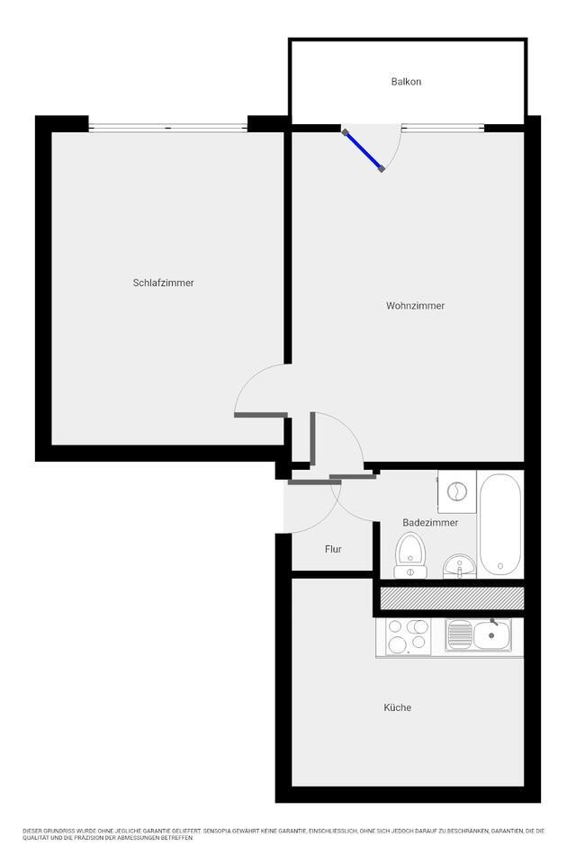 **JETZT EINZIEHEN** 2-Zimmer-Wohnung Balkon Bad mit Wanne 4.Etage ab sofort zimmer