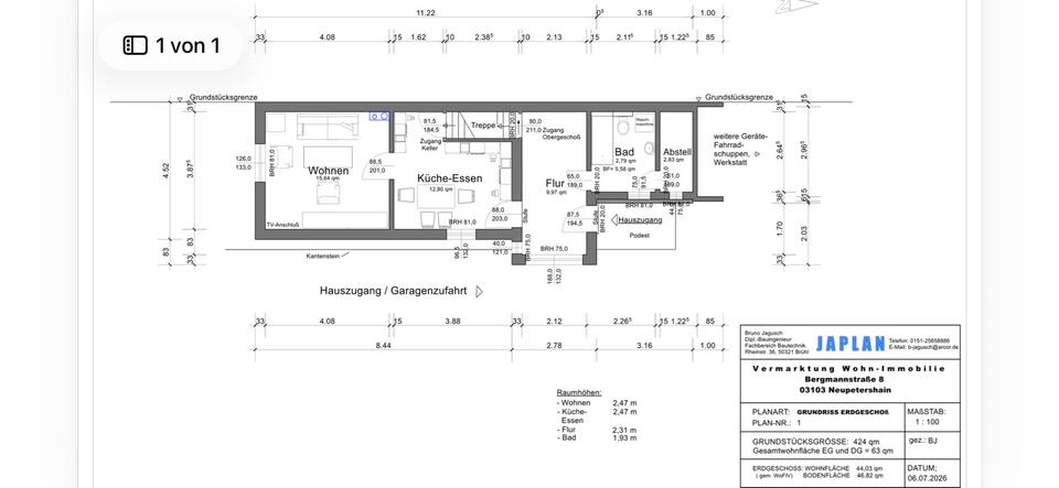 Doppelhaushälfte Neupetershain - 3 Zimmer, 63 m&sup2;, 89.000&euro; | Angebot:27084480
