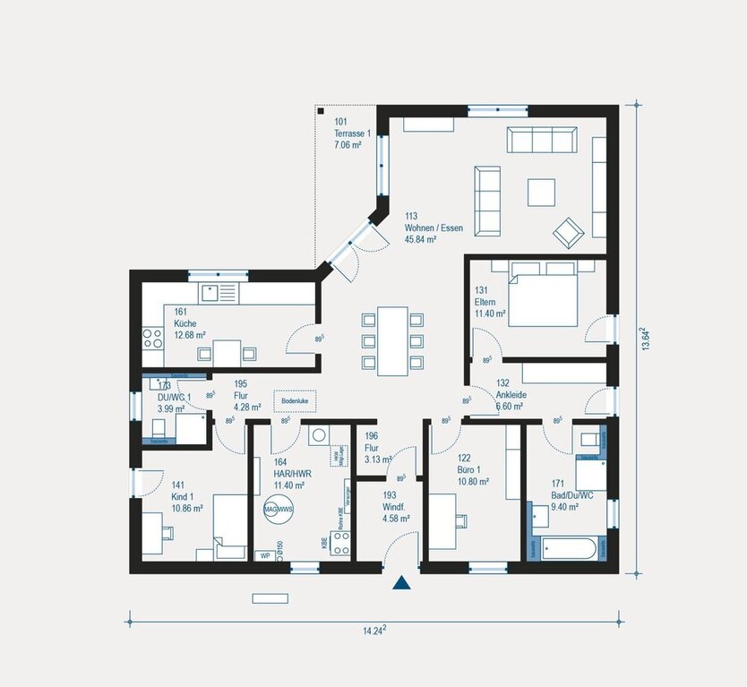 Lifetime 5- Uhr neuer Bungalow in ruhiger Lage - Projekt gestartet