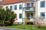 Helle 3 ZKB im EG mit Südwest-Balkon in 4-Familienhaus 3 zimmer