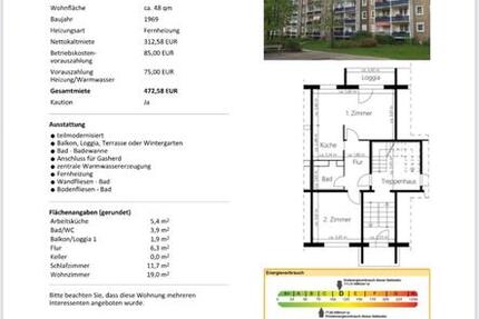 Nachmieter Wohnung in Cottbus 2 zimmer