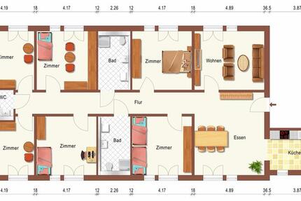 1 Zimmer - Wohngruppe Senioren Fahrstuhl, barrierefrei zimmer