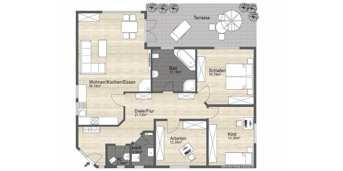 Bungalow Cottbus Sielow - 4 Zimmer, 119 m&sup2;, 529.000&euro; | Angebot:26376914