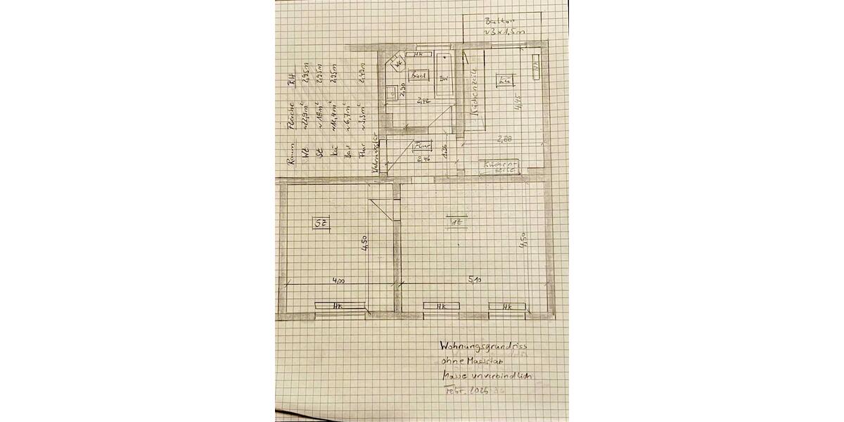 Etagenwohnung Cottbus - 2 Zimmer, 65 m&sup2;, 465&euro; | Angebot:25253119