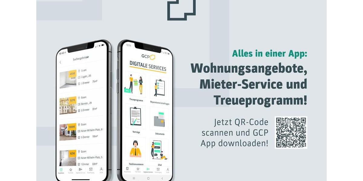 Etagenwohnung Cottbus Spremberger Vorstadt - 1 Zimmer, 41 m&sup2;, 271&euro; | Angebot:26347005