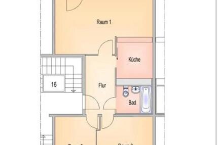 Schöne 3 Raum Wohung frisch renoviert 3 zimmer