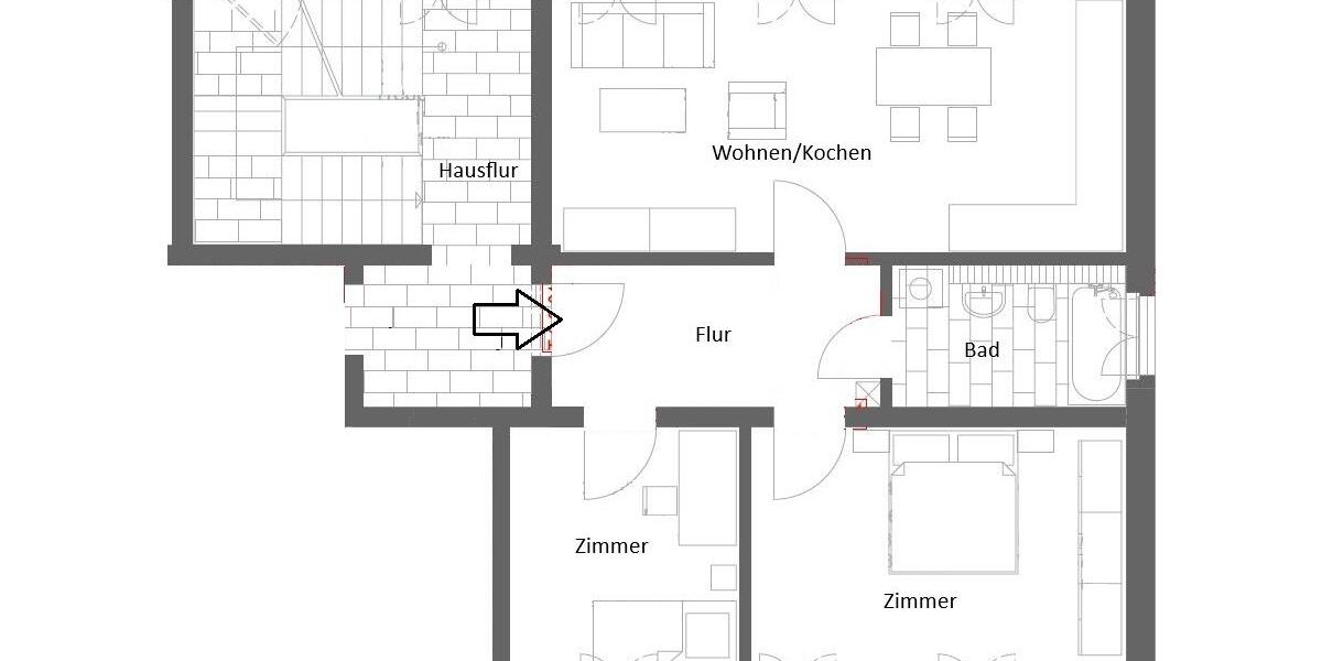 Etagenwohnung Cottbus Brunschwig - 3 Zimmer, 73 m&sup2;, 767&euro; | Angebot:26348797