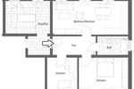 Etagenwohnung Cottbus Brunschwig - 3 Zimmer, 73 m&sup2;, 767&euro; | Angebot:26348797