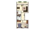 Etagenwohnung Cottbus Merzdorf - 3 Zimmer, 58 m&sup2;, 420&euro; | Angebot:25712151